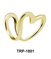 Plain Heart Tragus Cuff TRP-1801